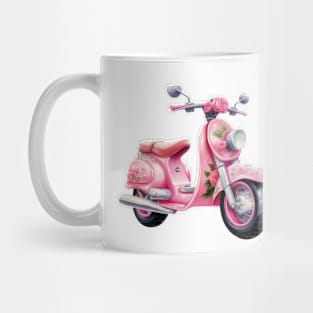 Pink Motorbike Mug